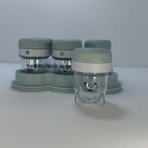 Nutribullet Replacement Parts 6 Date Dial Storage Cups Lids Tray Baby Bullet‎